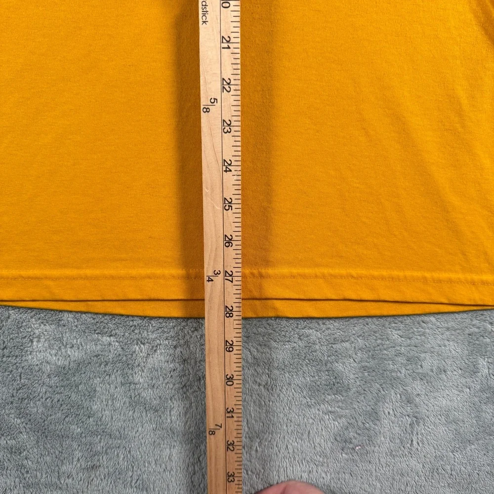 US Navy Originals Alpha Mills T-Shirt Mens XL Gold Yellow Short Sleeve NEX USA